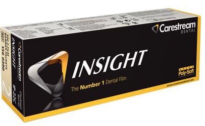 Carestream Health INSIGHT Dental X-Ray Film, Size 2, Double Film with ClinAsept Barrier, IP-22C, 100/Box, 1560390 thumbnail 5