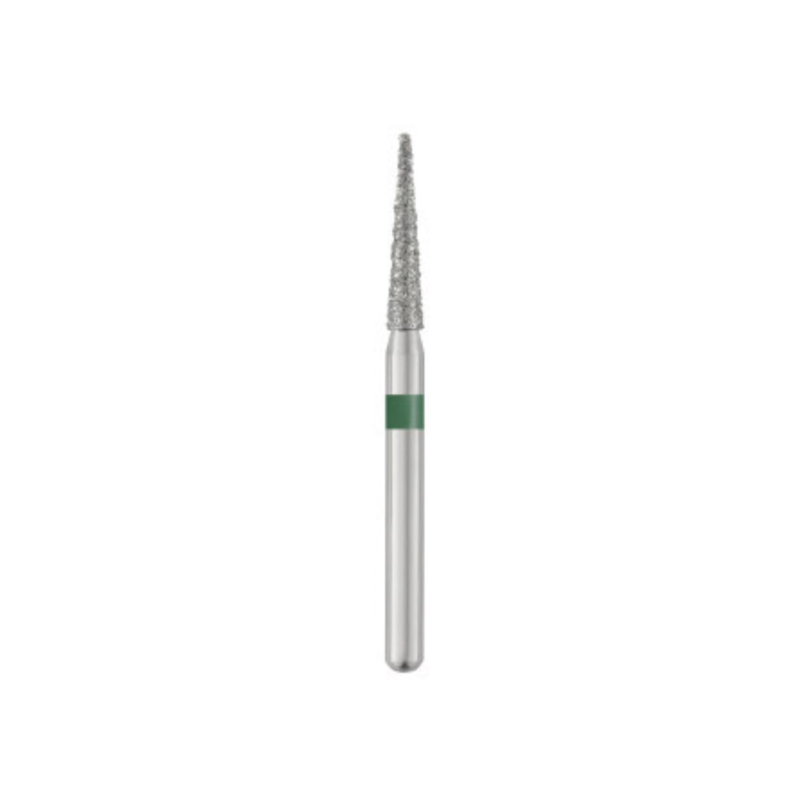 Piranha Diamond Single-Use Burs, FG, Needle, # 858-016, 1.6 mm, Coarse, Green, 25/Pk, 858-016C thumbnail 3