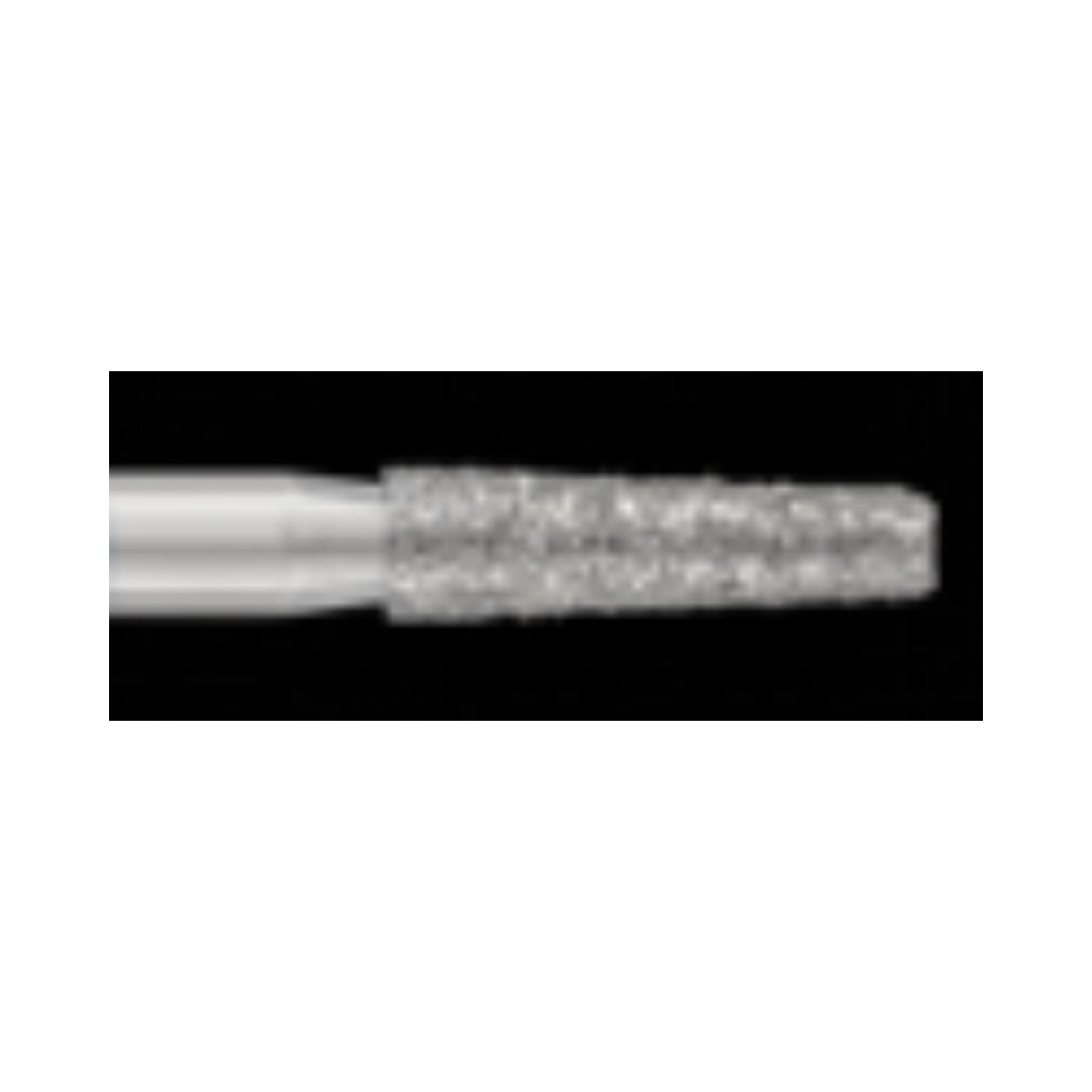 SS White Piranha Diamond Bur 846KR-018M, Medium Grit, Modified Flat End Taper, Friction Grip, Single-Use, 25/Pk - Piranha Diamond 846KR-018M 25/Pk - Image 1