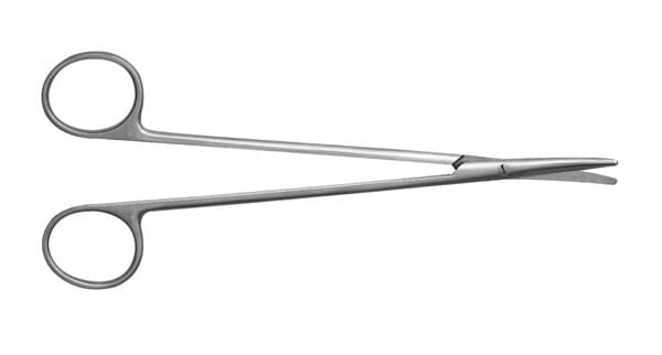 Metzenbaum Scissor 7" Curved, Stainless Steel, Serrated Edge - Metzenbaum Scissor 7'' Curved - Image 1