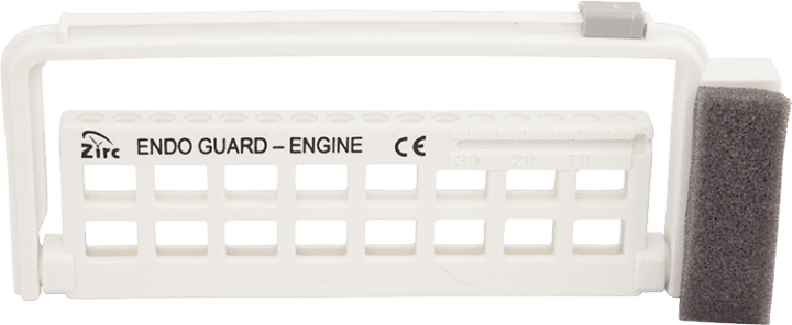 Zirc Steri-Endo Guard Engine, White, Holds 11 Engine & 5 Hand Files, 5-3/8" x 3/8" x 2-3/16", 1/Pk, 50Z452A thumbnail 2