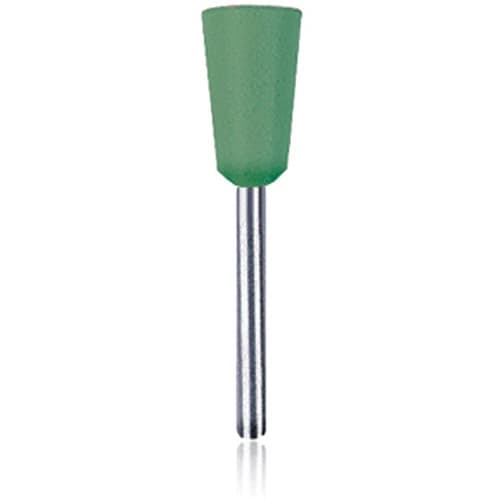 NTI Silicone Polisher, Green, Inverted Cone, FG, Size 065 (6.5 mm), 10/Pkg, P0155-065 thumbnail 3
