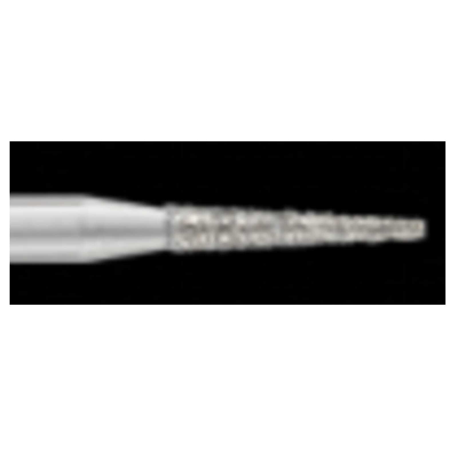 SS White Piranha Single-Use Diamond Bur, 852-012M, Medium Grit, Christmas Tree (Round End Taper), Friction Grip, 25/Pk thumbnail 2