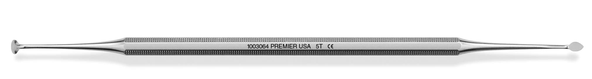 Premier Tanner Cleoid-Discoid Carver, Double-End, Octagonal Handle, #5T, 1/Pk, 1003064 thumbnail 3
