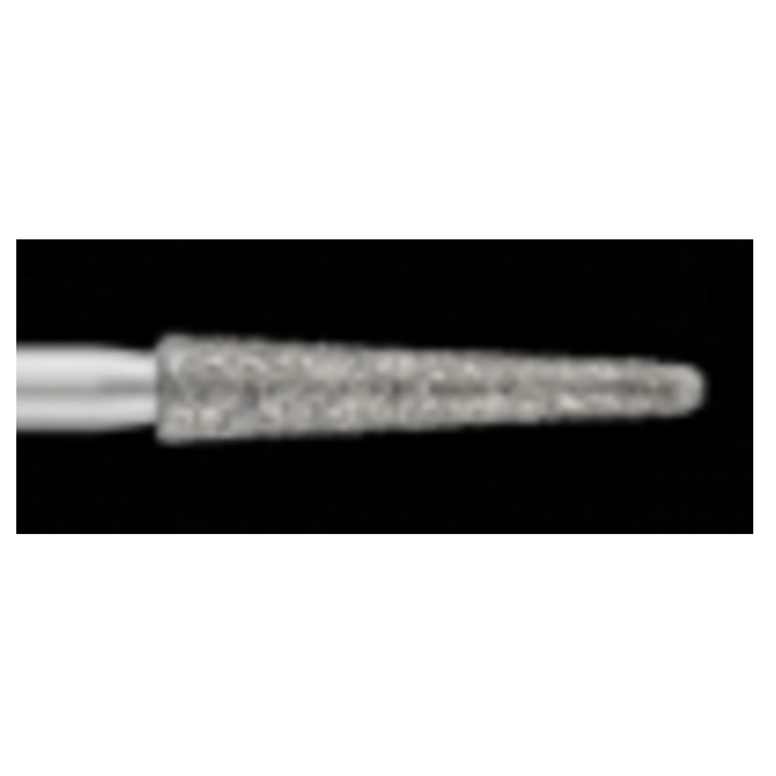 SS White Piranha Diamond Bur, FG, Medium Grit, Round End Taper, 850-021M, 25/Pk thumbnail 2