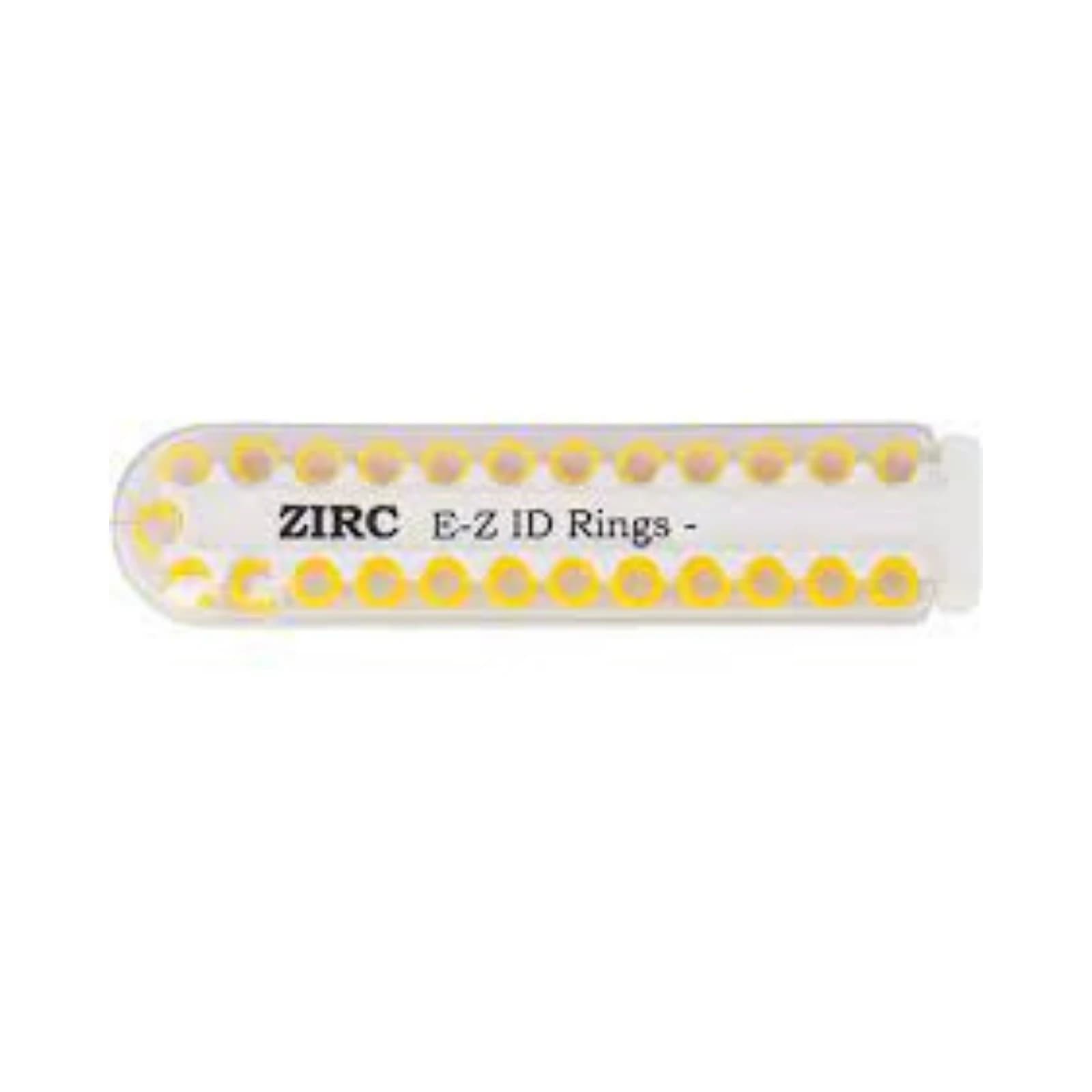 Zirc E-Z ID Instrument Rings, Large, Neon Yellow, 25/Pack, 70Z200O thumbnail 2