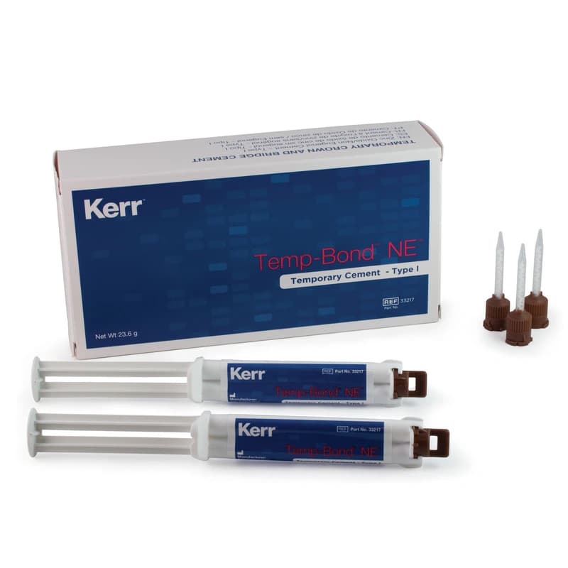 Kerr TempBond NE Non-Eugenol Temporary Cement, Automix Syringe Kit, 2 x 11.8 g Syringes + 20 Mixing Tips, 33217 thumbnail 10