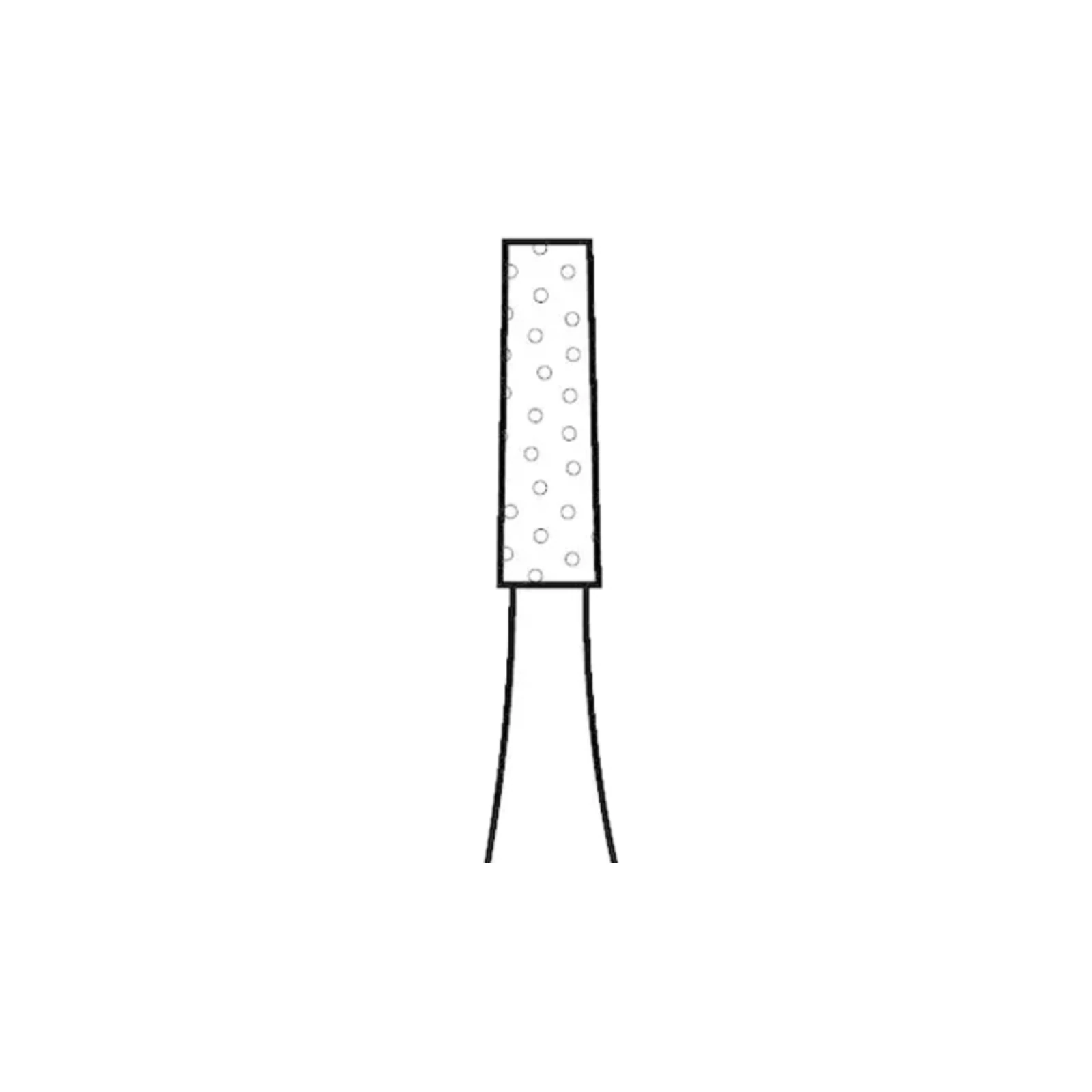 Two Striper Operative Diamond Bur, FG, Flat-End Taper, #557, Medium Grit, Blue Ring, 1.0 mm Major / 0.9 mm Minor Diameter, 3.9 mm Length, 5/Pk, 2013281 thumbnail 7