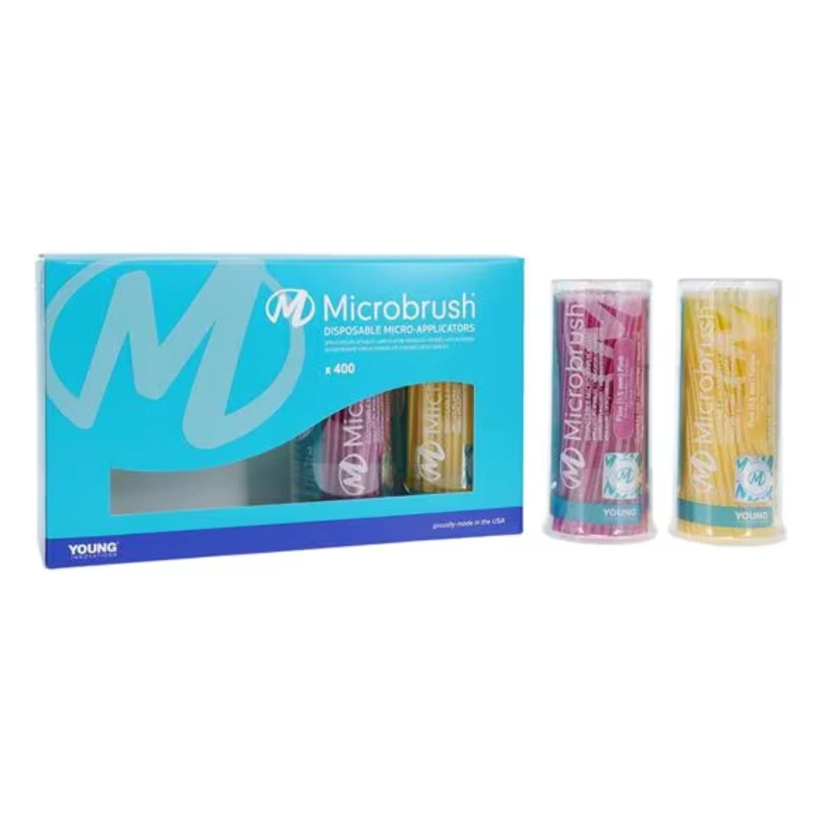 Microbrush Tube Series Disposable Micro Applicators, Fine (1.5 mm), Yellow/Pink, 400/Pk, MFA400 thumbnail 14