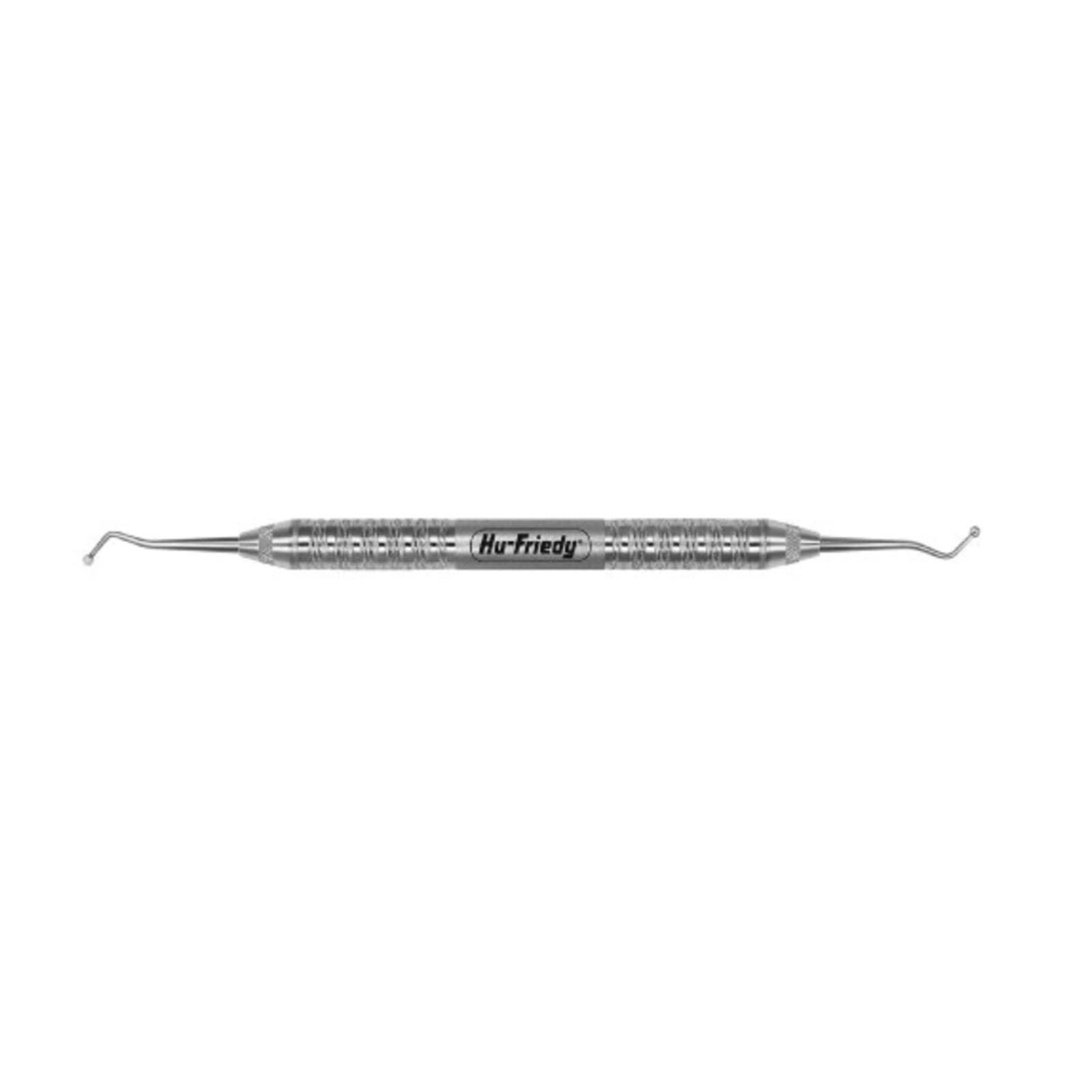 Hu-Friedy #19 Double-Ended Spoon Excavator, #6 Satin Steel Handle, 2.0 mm, EXC196 thumbnail 3