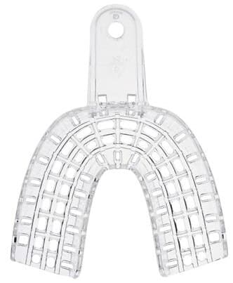 President Disposable Impression Trays, #9 Anterior Universal, Clear, Perforated, 12/Pkg, C6909 thumbnail 10