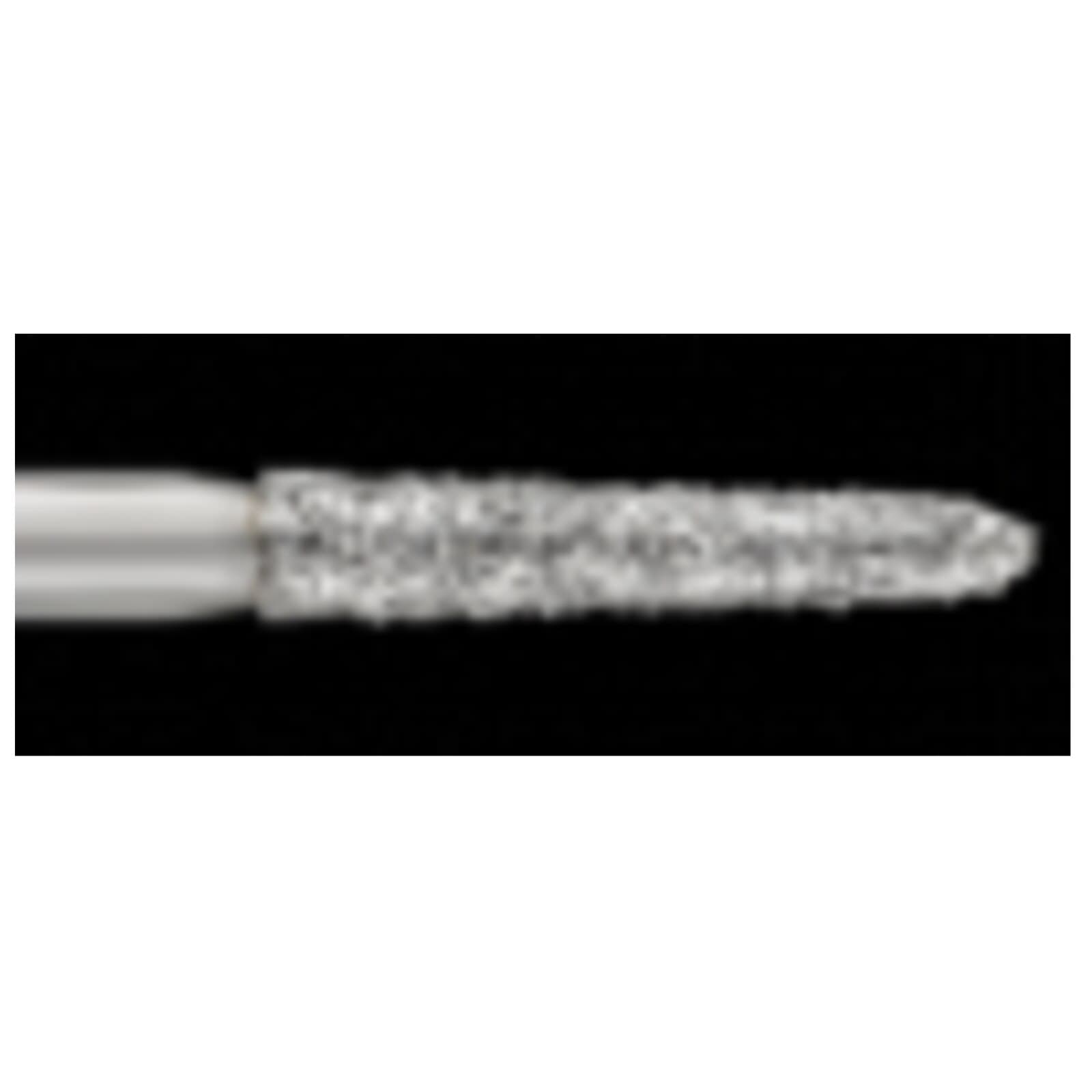 Piranha Diamond Single-Use Burs, FG, Curettage, #878K-016M, 1.6 mm, Medium Grit, Blue Ring, 25/Pk thumbnail 3