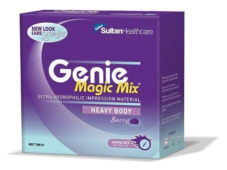 Sultan Genie VPS Light Body Impression Material, Standard Set, Berry Flavor, Green, 60 x 50mL Cartridges, Bulk Pack thumbnail 2