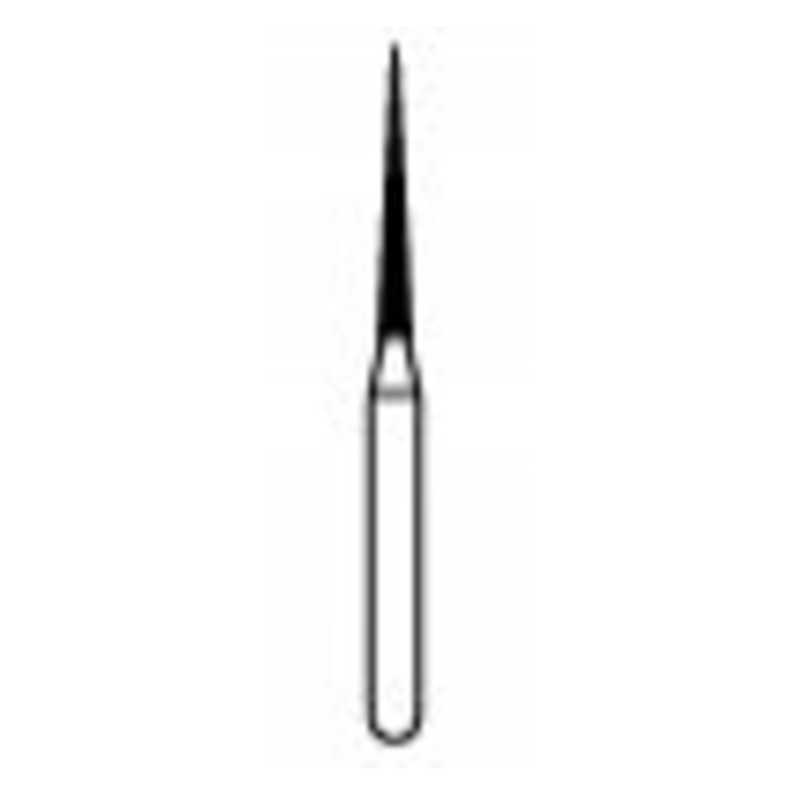 NTI Diamond Bur, FG, Needle, # C859, 1.0 mm, Coarse, Green, 5/Pk, C859-010 thumbnail 3