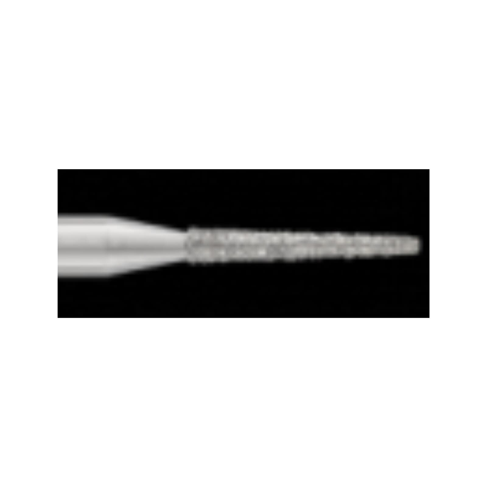 SS White Piranha Diamond Bur 852-010M, FG, Medium Grit, Christmas Tree (Round End Taper), Single-Use, 25/Pk thumbnail 2