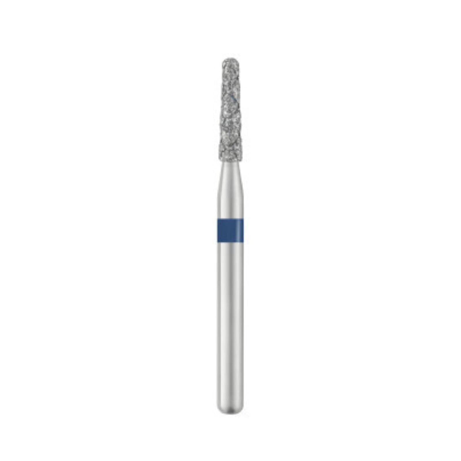 Piranha 2X Diamond Burs, FG, Round End Taper, #855-014-2X, 1.4 mm, Medium, Blue, 5/Pk thumbnail 3