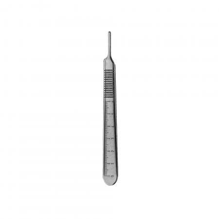 Hu-Friedy Scalpel Handle No. 3, Bard-Parker Style with Metric Ruler, Stainless Steel, 1 Each, 10-130-03 thumbnail 4