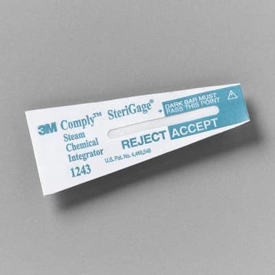 3M Attest Steam Chemical Integrator, 1243A, Class 5, 2" x 0.75", 500/Pk thumbnail 7