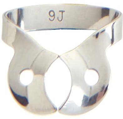 Ivory Rubber Dam Clamp, Wingless, #W8, Stainless Steel, 1/Pk, 50057534 thumbnail 3