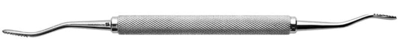 Bone File D/E #12 Howard, Double-Ended Stainless Steel Surgical Instrument - Bone File D/E #12 Howard - Image 1