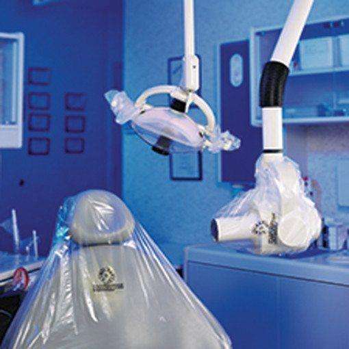 Keystone Simplastic Unicover Barrier Film, Clear, 16.5" x 13.5" x 31", 650/Pk, 0921670 thumbnail 2