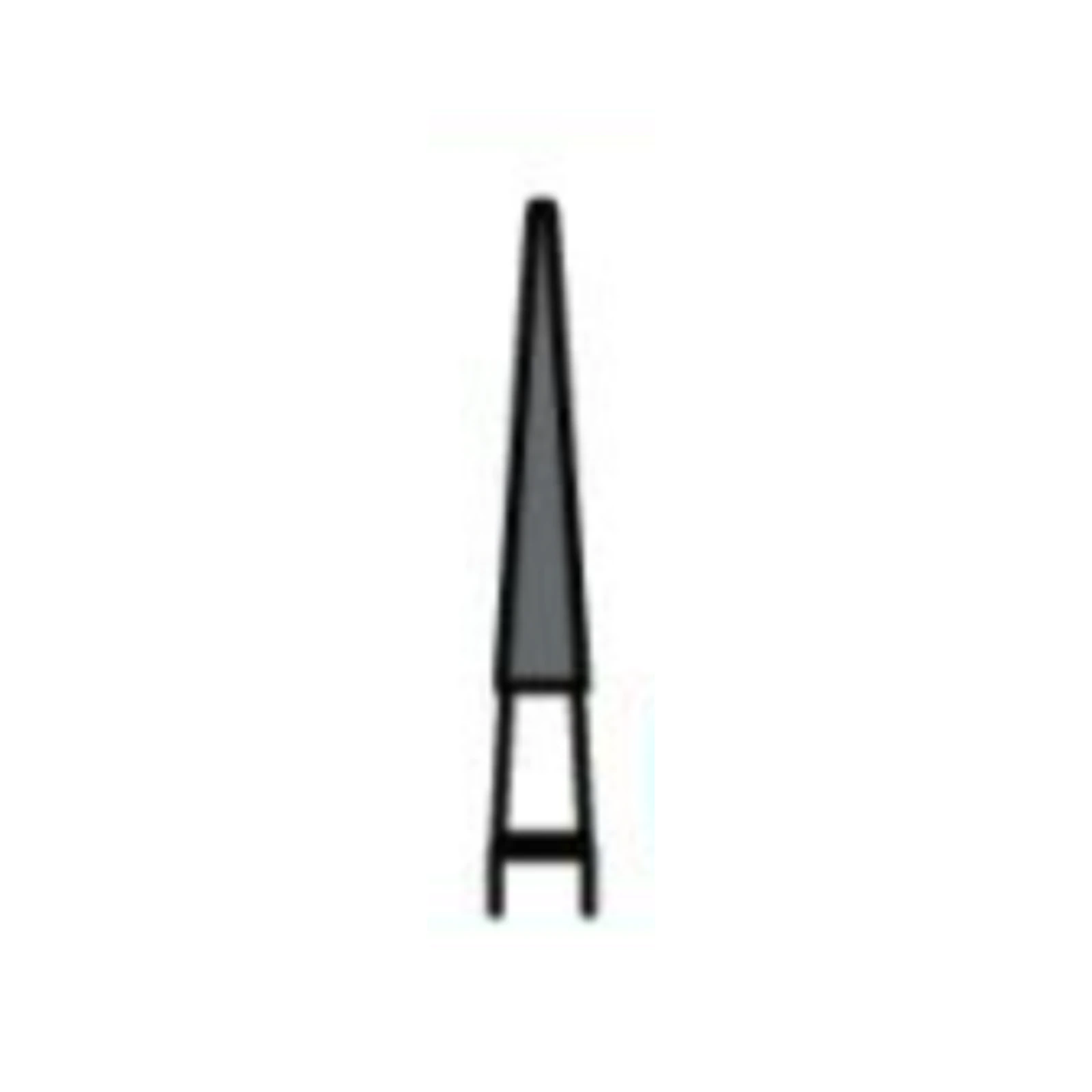 Johnson Promident Carbide Bur EF9, Safe End Pointed Taper, Friction Grip, 1.4mm Head Diameter, 9mm Head Length, 5/Pk - Carbide Bur EF9 5/Pk - Image 1