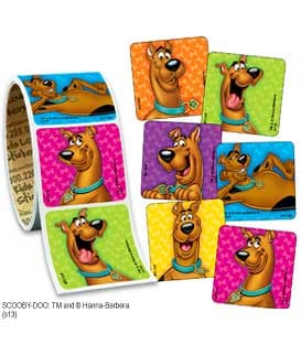 Scooby-Doo Stickers Roll, 100 Stickers per Roll - Stickers Scooby Doo 100/Roll - Image 1
