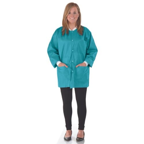 Medicom SafeWear Hipster Jacket, Small, Tropical Teal, 12/Pk, 8115A thumbnail 10