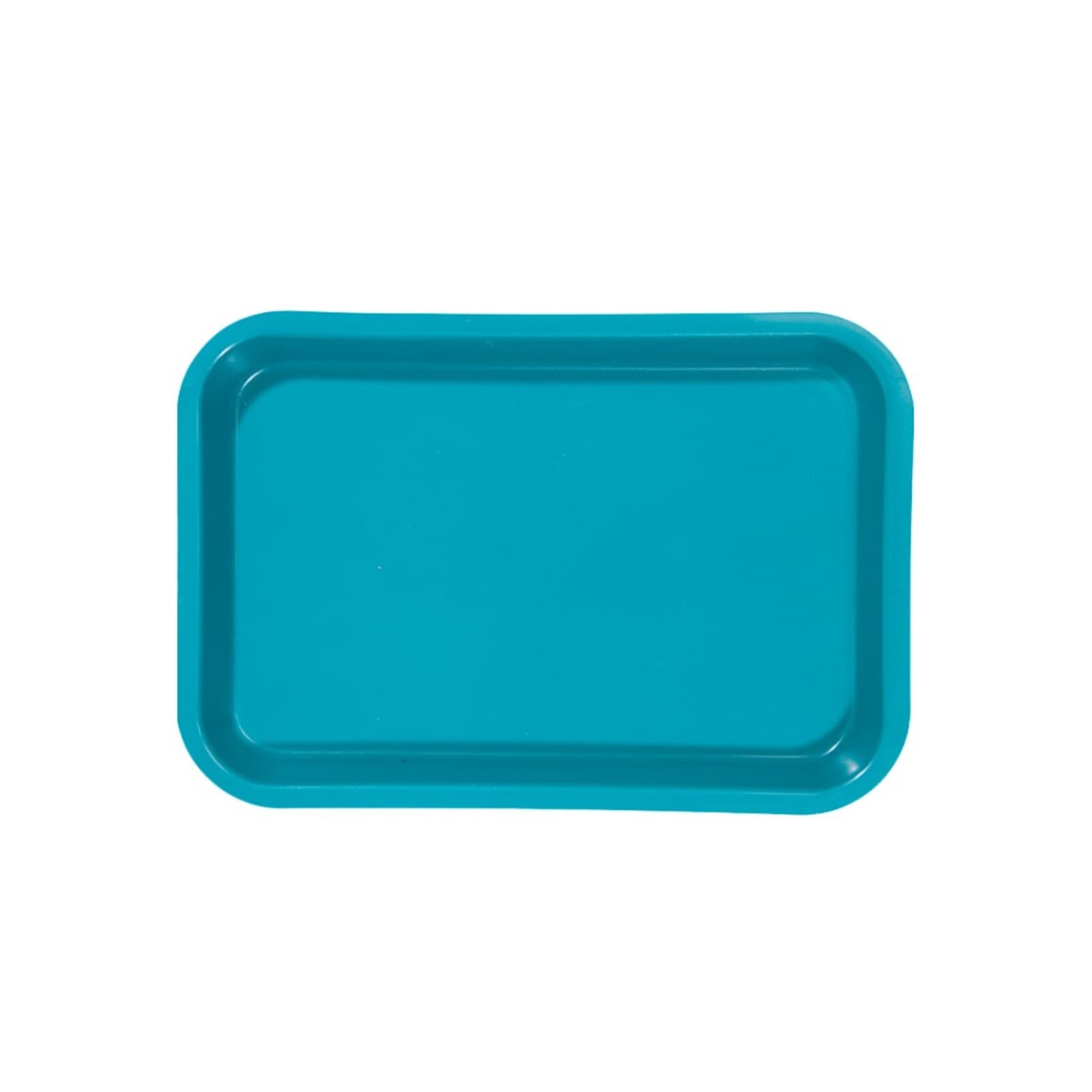 Zirc Mini Flat Setup Tray, Teal, F-Size, 9-3/8" x 6-3/8" x 7/8", 1/Pk, 20Z101-J thumbnail 4