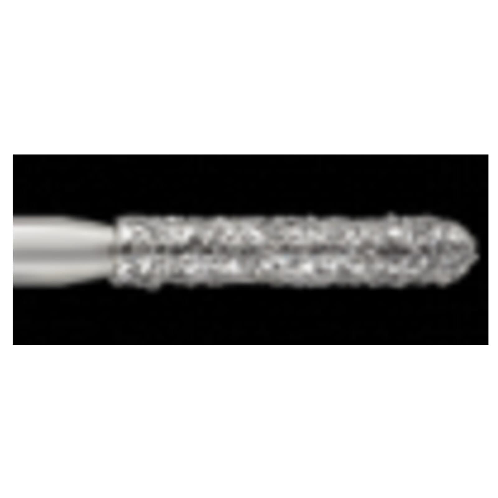 Piranha Diamond Single-Use Burs, FG, Round End Cylinder, #881-016SC, 1.6 mm, Super Coarse, Black, 25/Pk thumbnail 3