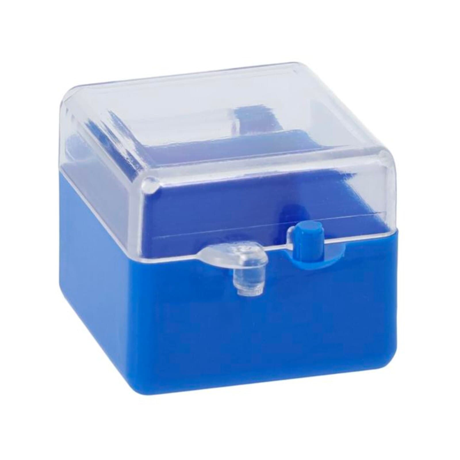 Keystone C&B Rigid Plastic Box, 1" x 1" x 3/4", Blue/Clear, 1000/Pkg, #1160010 thumbnail 3