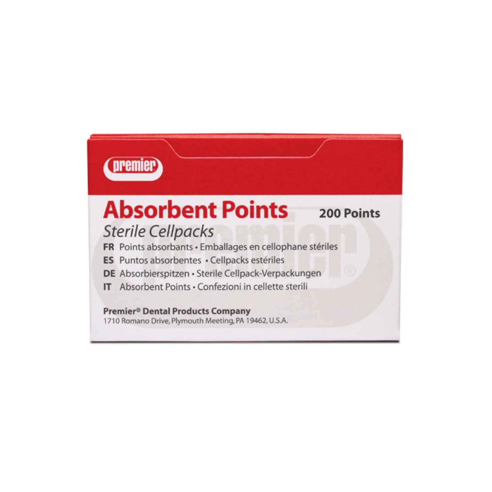 Premier Dental Absorbent Paper Points, Sterile, Medium, White, 200/Box, 9055104 thumbnail 10