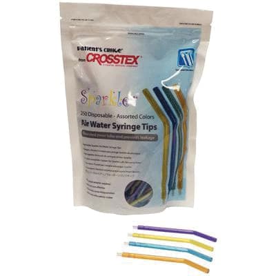 Crosstex Sparkle Disposable Air/Water Syringe Tips, Clear, 250/Bag, BCSAWSCL thumbnail 8