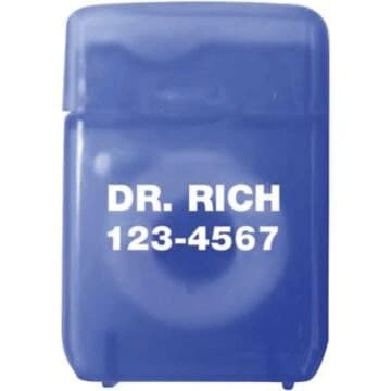 DC Dental Waxed Dental Floss, Bubblegum Flavor, 12 yd, 144/Case, with Imprint Option - Dental Floss Waxed Bubblegum 12yd 144/Cs w/Imprint - Image 1