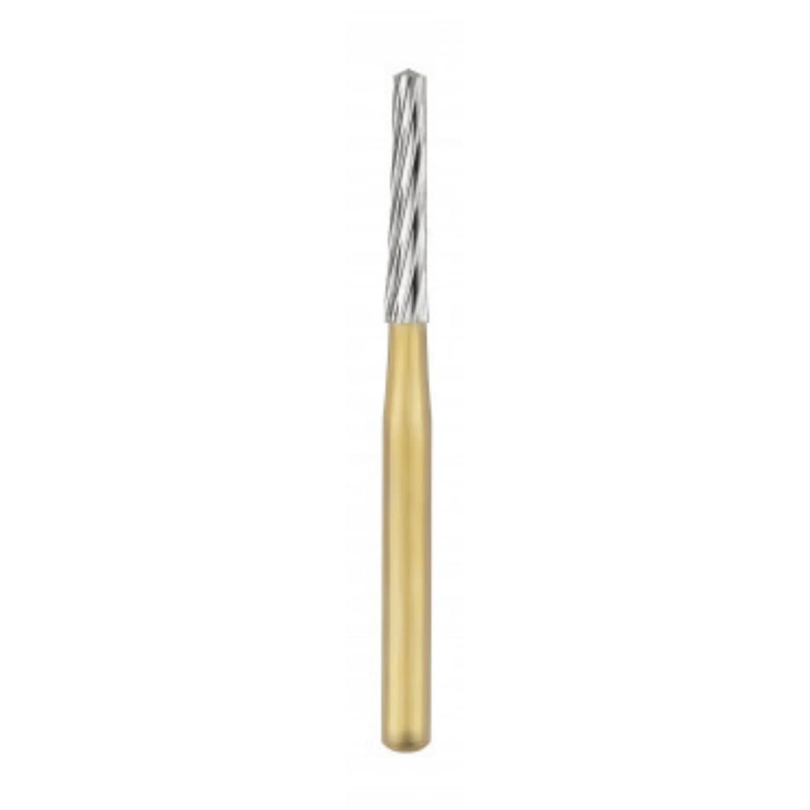 SS White Trimming & Finishing Carbide Bur, 12 Blade, Tapered Fissure, Friction Grip, #7878, 5/Pkg thumbnail 2