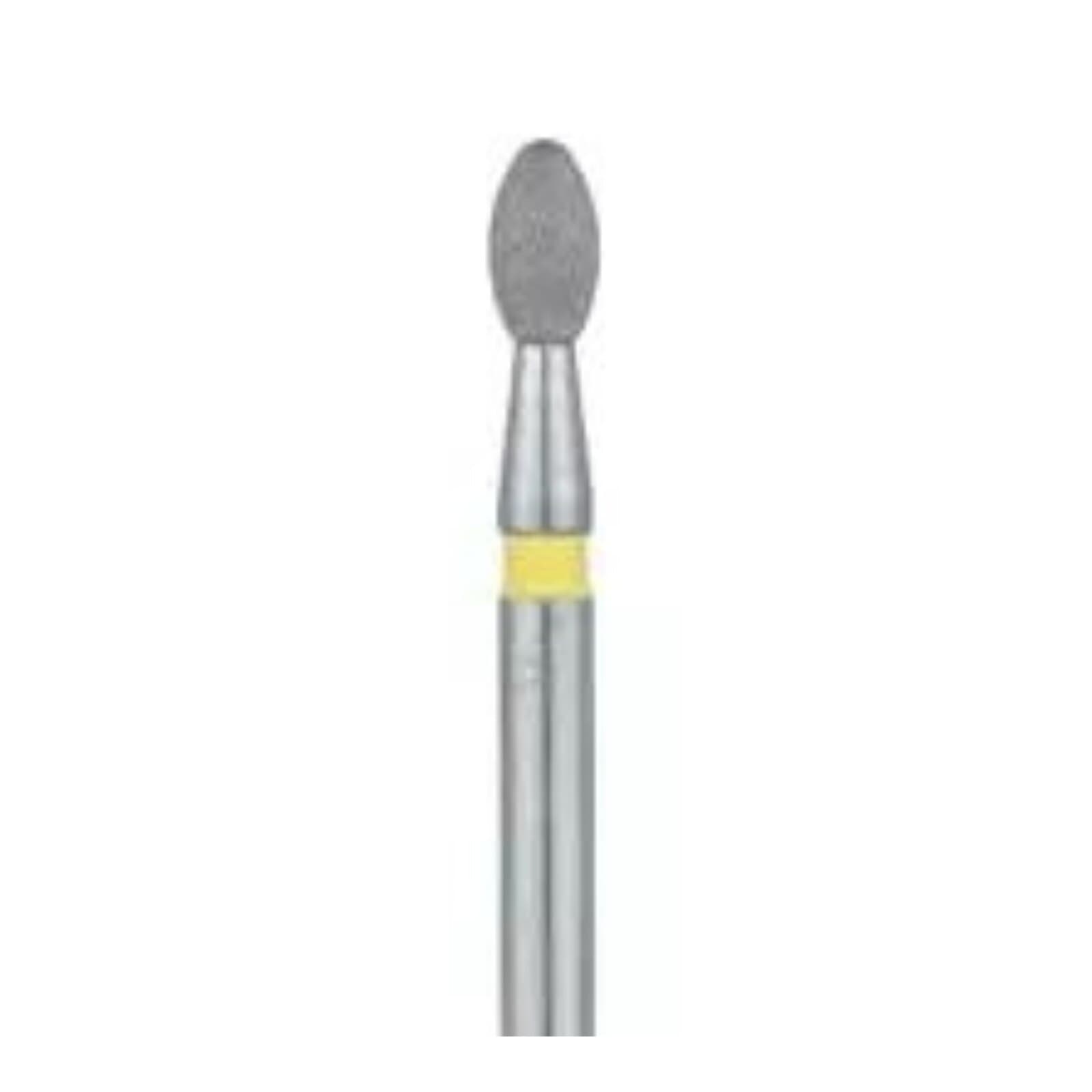 Meisinger Multi-Use Diamond Bur, FG, Pointed Football, #830C, 2.3 mm, Extra Fine, Yellow, 5/Pk, 830C-023-FG thumbnail 4