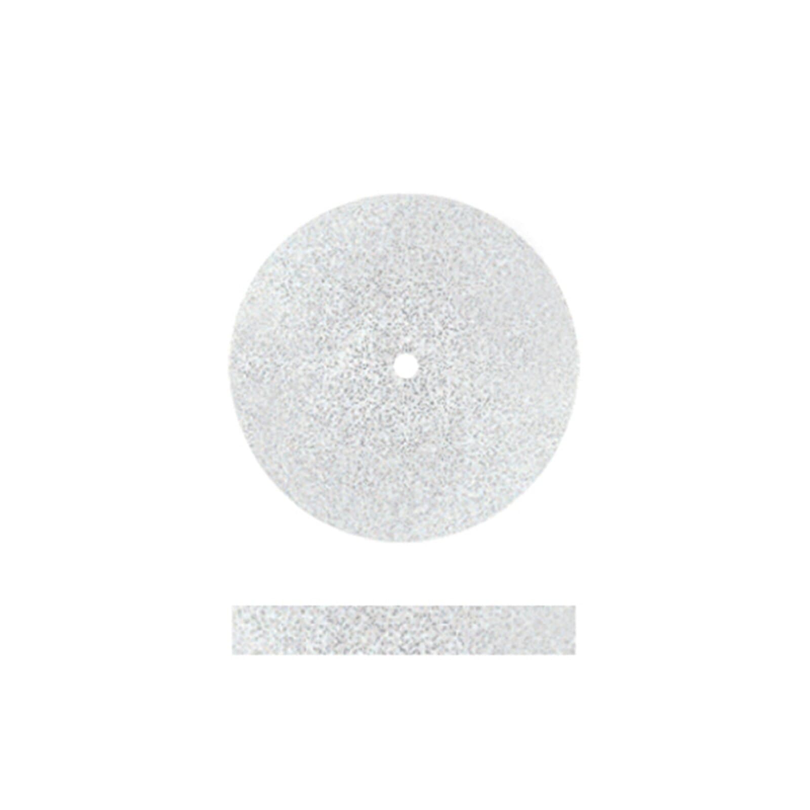 Dedeco Universal Silicone Rubber Polisher, White Coarse, Square-Edge, 7/8" x 1/8", 12/Pkg, 7103 thumbnail 5