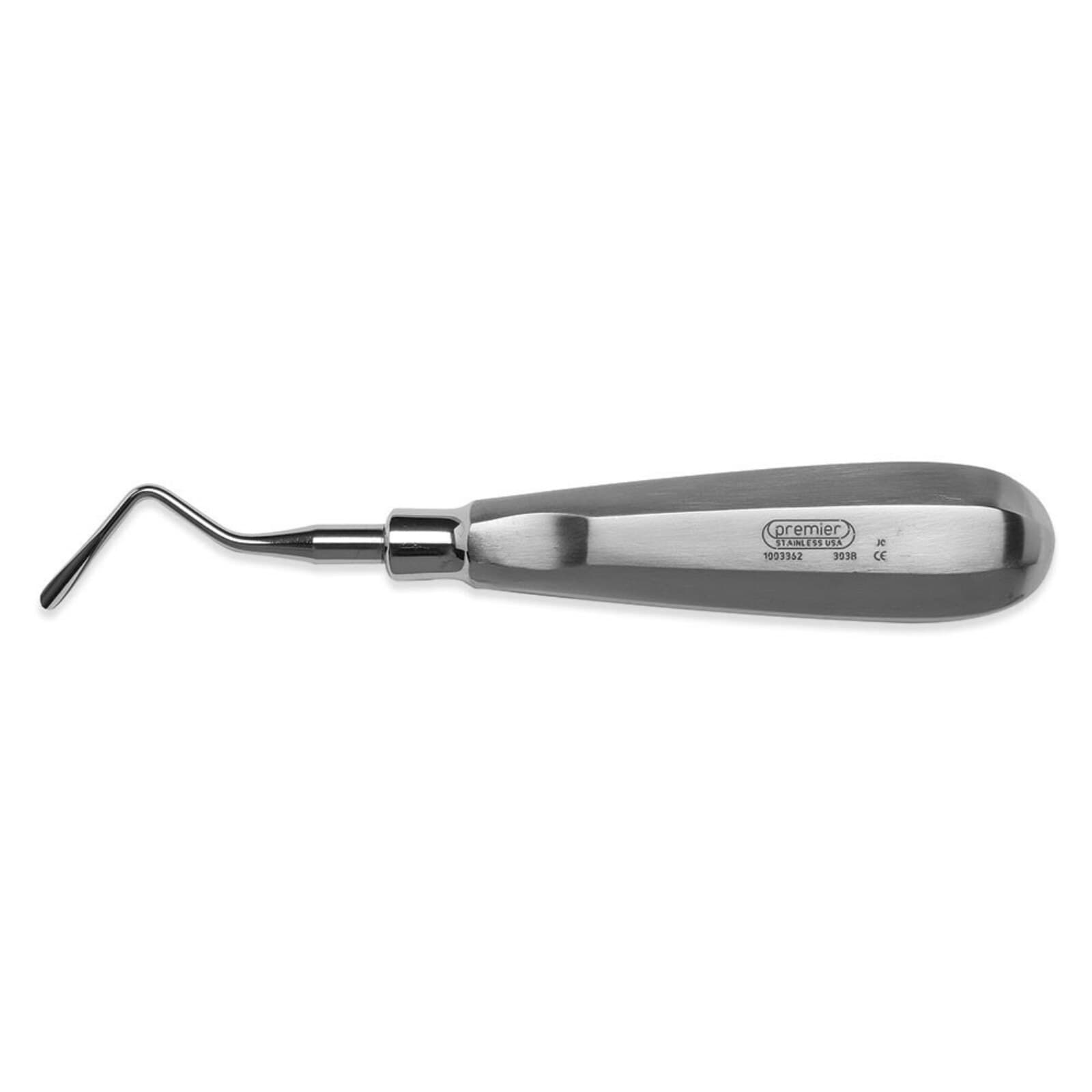 Premier Dental Products Elevator #303B, Apical Blunt, Large Handle, Single End, Stainless Steel, 01KEZKNHSKVVR4RX23PAJHZBH7 thumbnail 2