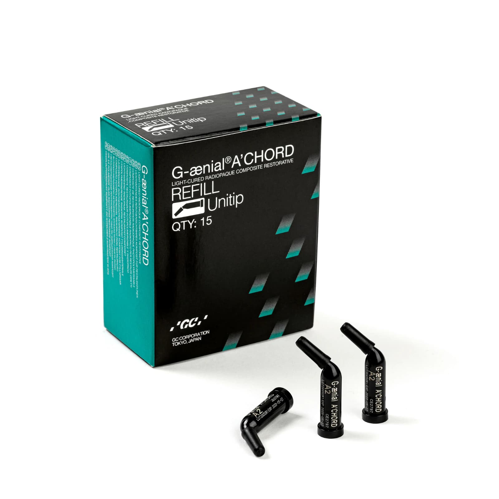 G-aenial A'CHORD Universal Composite Unitip, Shade A4, 0.16 mL (0.3 g), 15/Pkg, 952248 thumbnail 2
