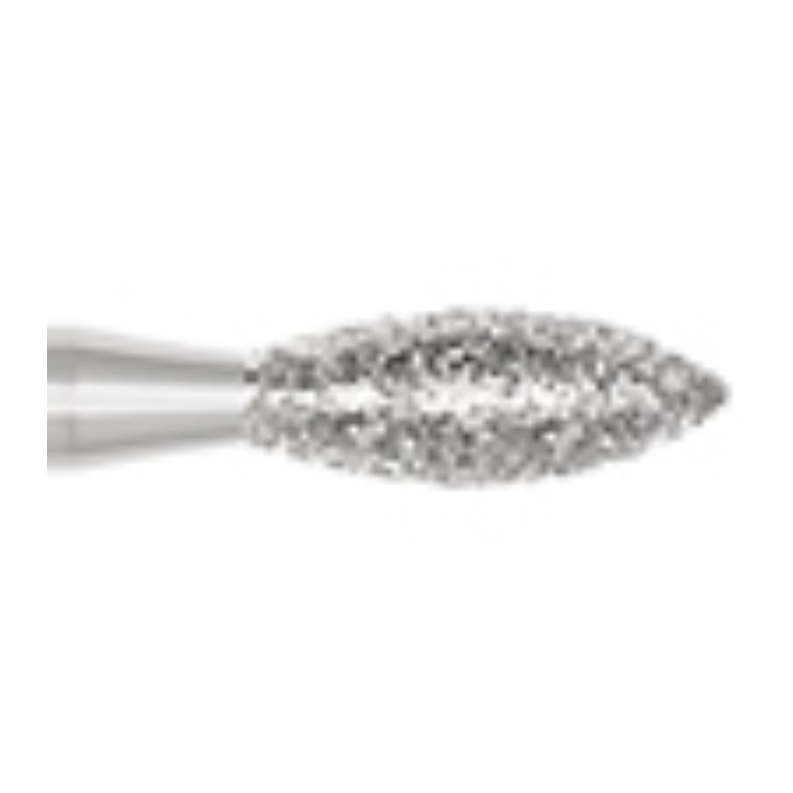 SS White Revelation Diamond Bur, Flame Shape, Ultra Fine Grit, Friction Grip, #868-018-UF, 1.8 mm Diameter, 5/Pack - Revelation Diamond UF868-018 5/Pk - Image 1