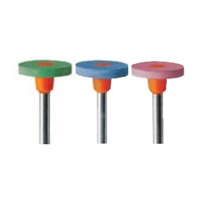 Meisinger Diamond Polisher Wheel, Fine, Red/Orange, HP Handpiece, 11.0mm, 2/Pk, 9749F-110-HP-R/O thumbnail 5