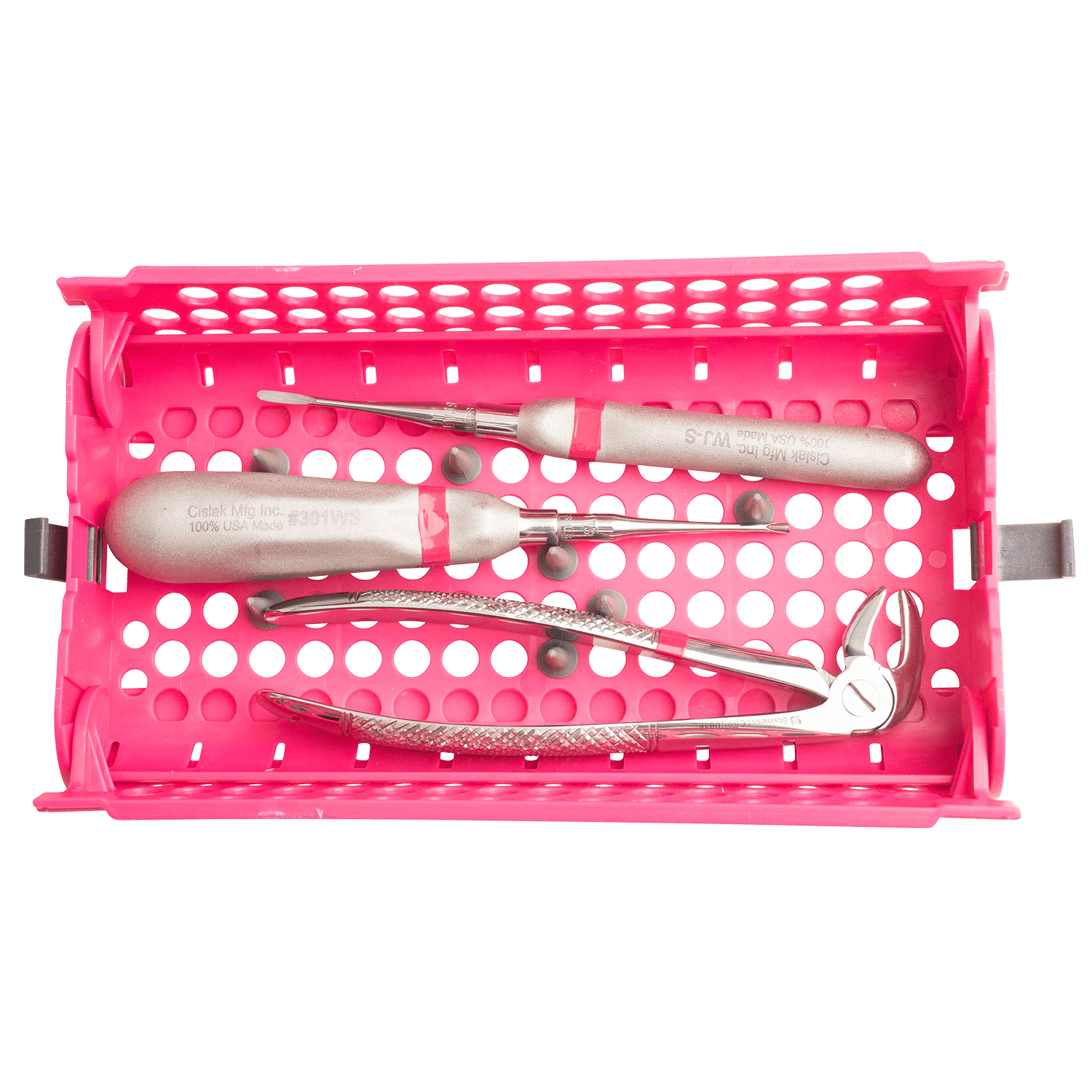 Zirc Performance Tool Organizer, Neon Pink, 8-3/16" x 4-1/4" x 1-7/32", 1/Pk, 50Z940S thumbnail 3