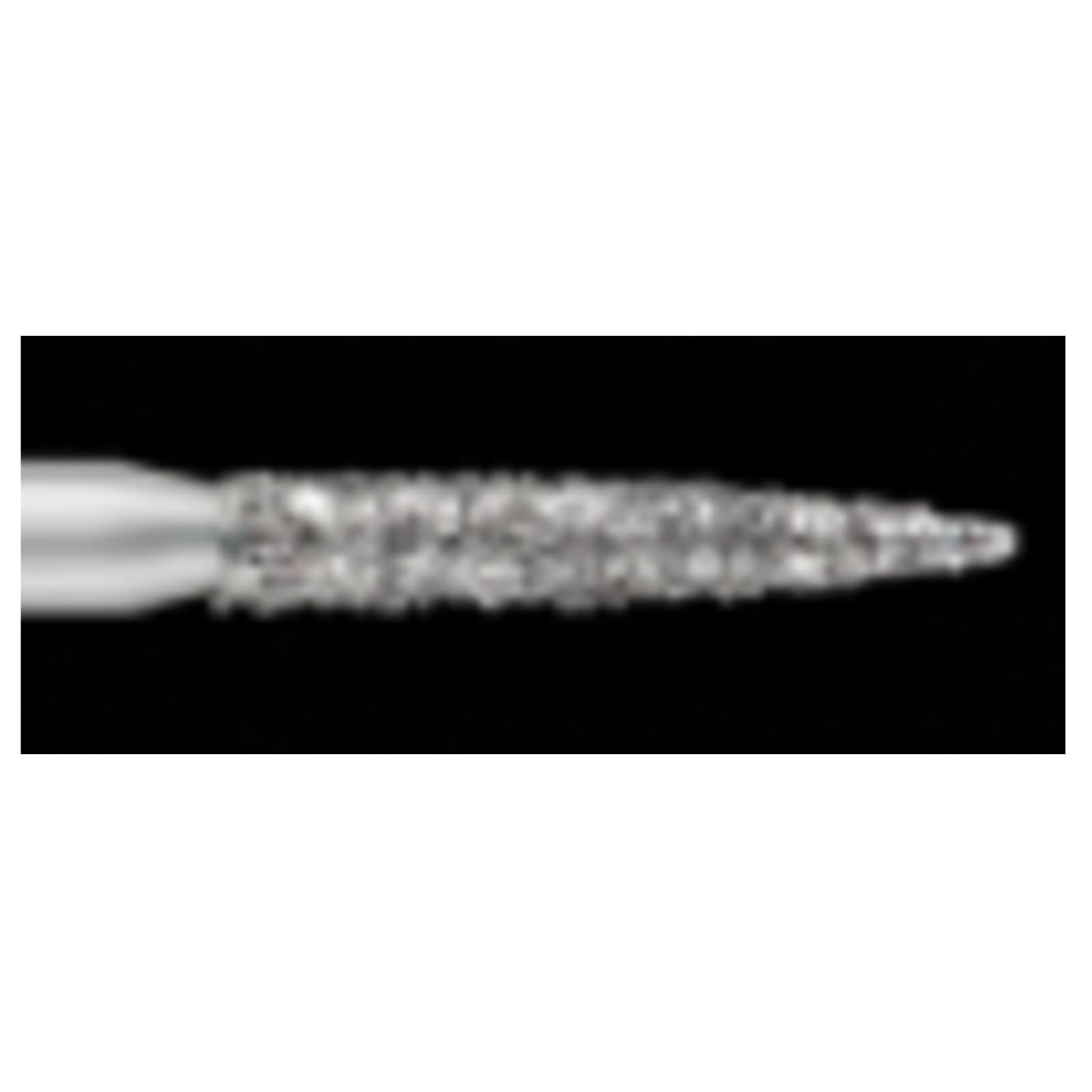 Piranha® Single Patient Use Diamond Bur, Flame FG, Fine Grit, #862-014F, 1.4 mm Diameter, 25/Pkg thumbnail 2