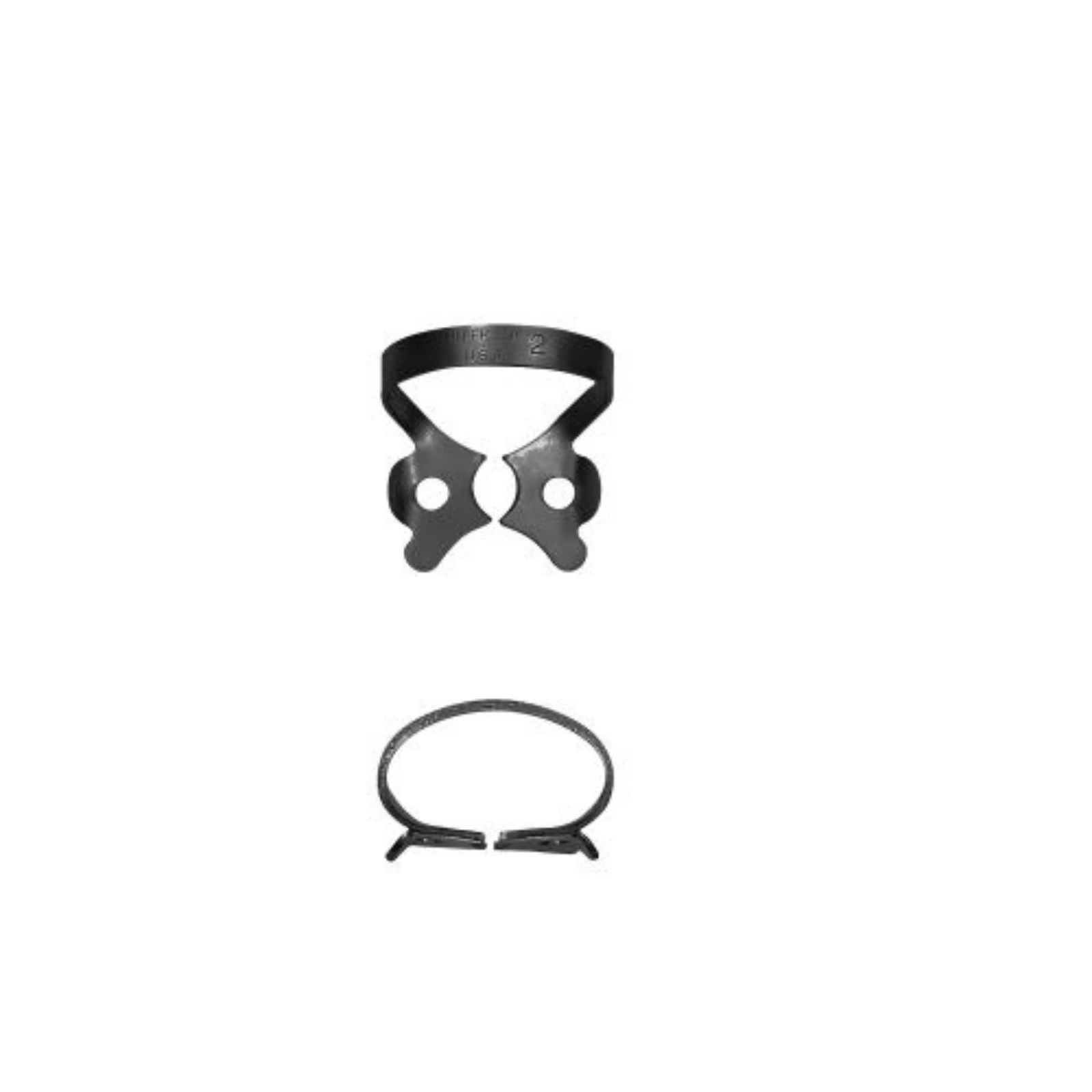Hu-Friedy Black Line Rubber Dam Clamp #2, Winged, Premolar/Bicuspid, RDCM2X thumbnail 2