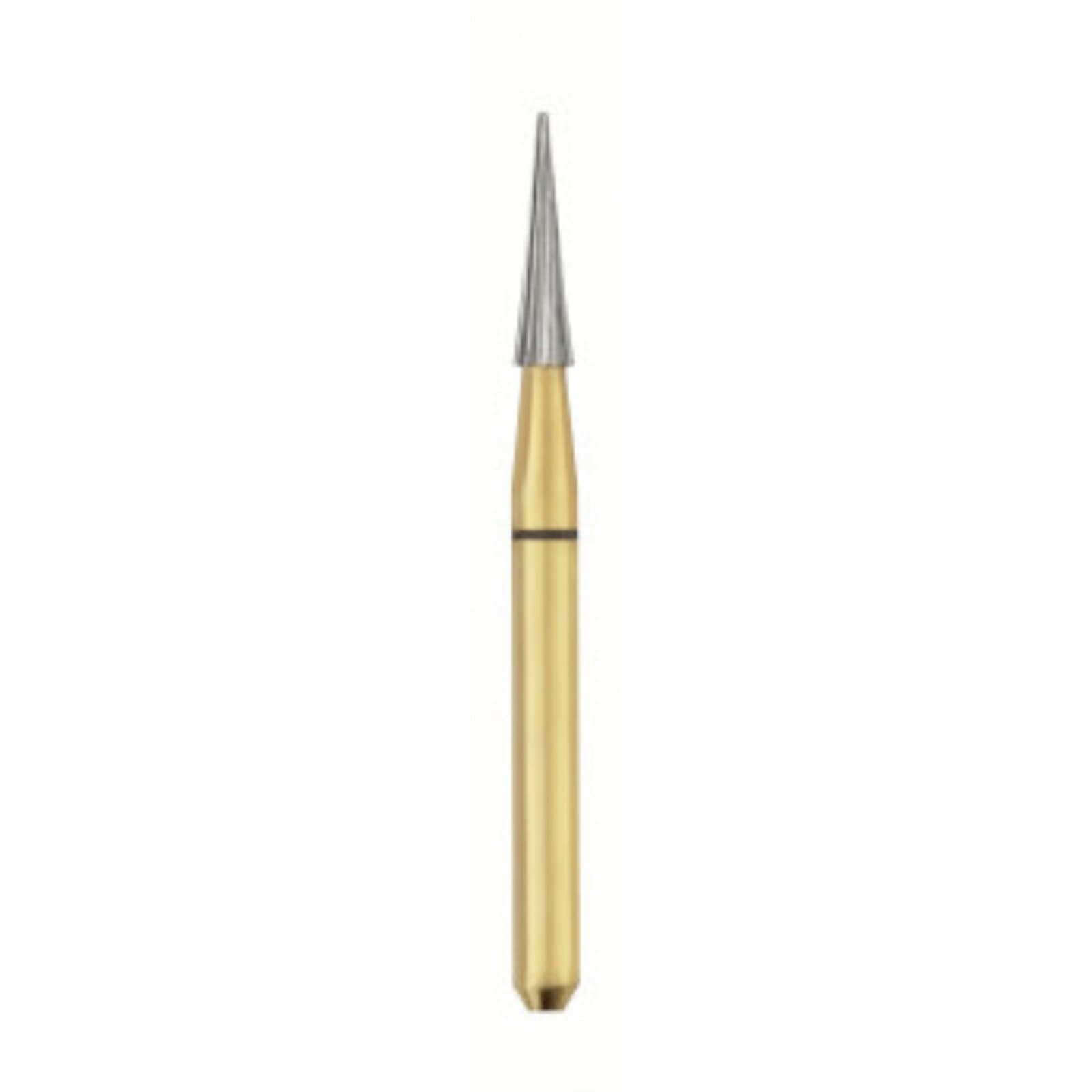 SS White Safe End Series SE6-10 Carbide Finishing Bur, 10-Blade, Friction Grip, 6 mm Head Length, 1.4 mm Head Diameter, 5/Pk, 16008-5 thumbnail 3