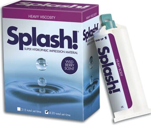 Splash! VPS Heavy Body Impression Material, Regular Set, 48 ml Cartridges, Wild Berry, 2/Pk, SPD1211 thumbnail 11