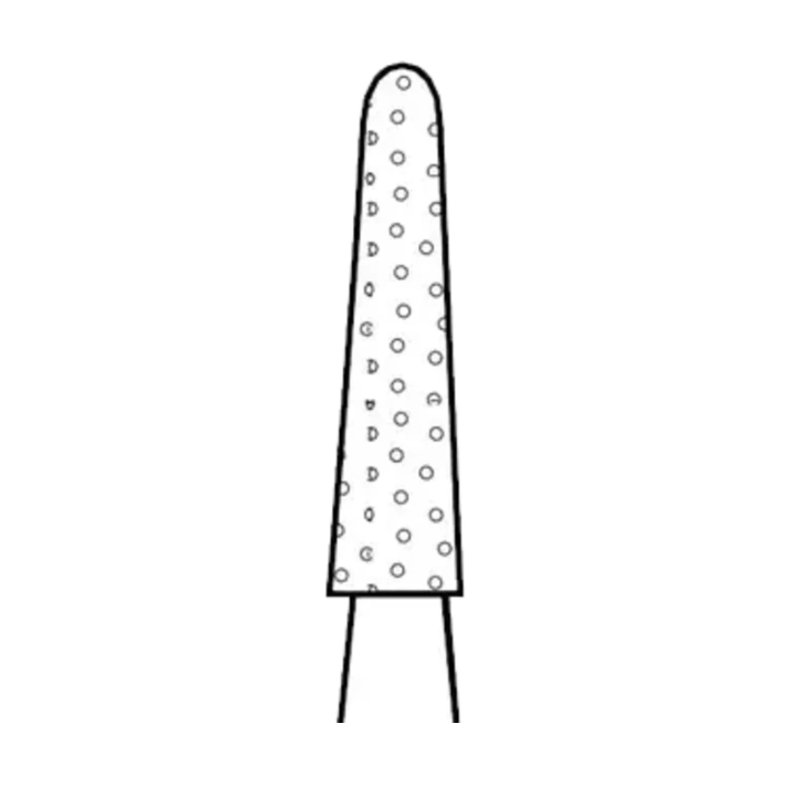 Two Striper Diamond Bur, FG, Round-End Taper, 790.8, Coarse, Green, 5/Pk, 2015471 thumbnail 7
