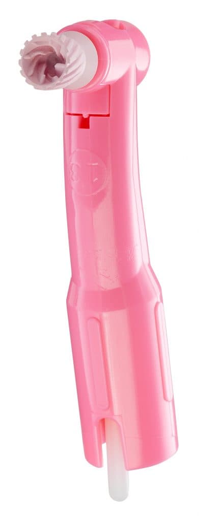 Young Dental Contra Pink Elite Original LF Disposable Prophy Angles, Soft, Short, Latex-Free, Pink, 1200/Box, 155512 thumbnail 2