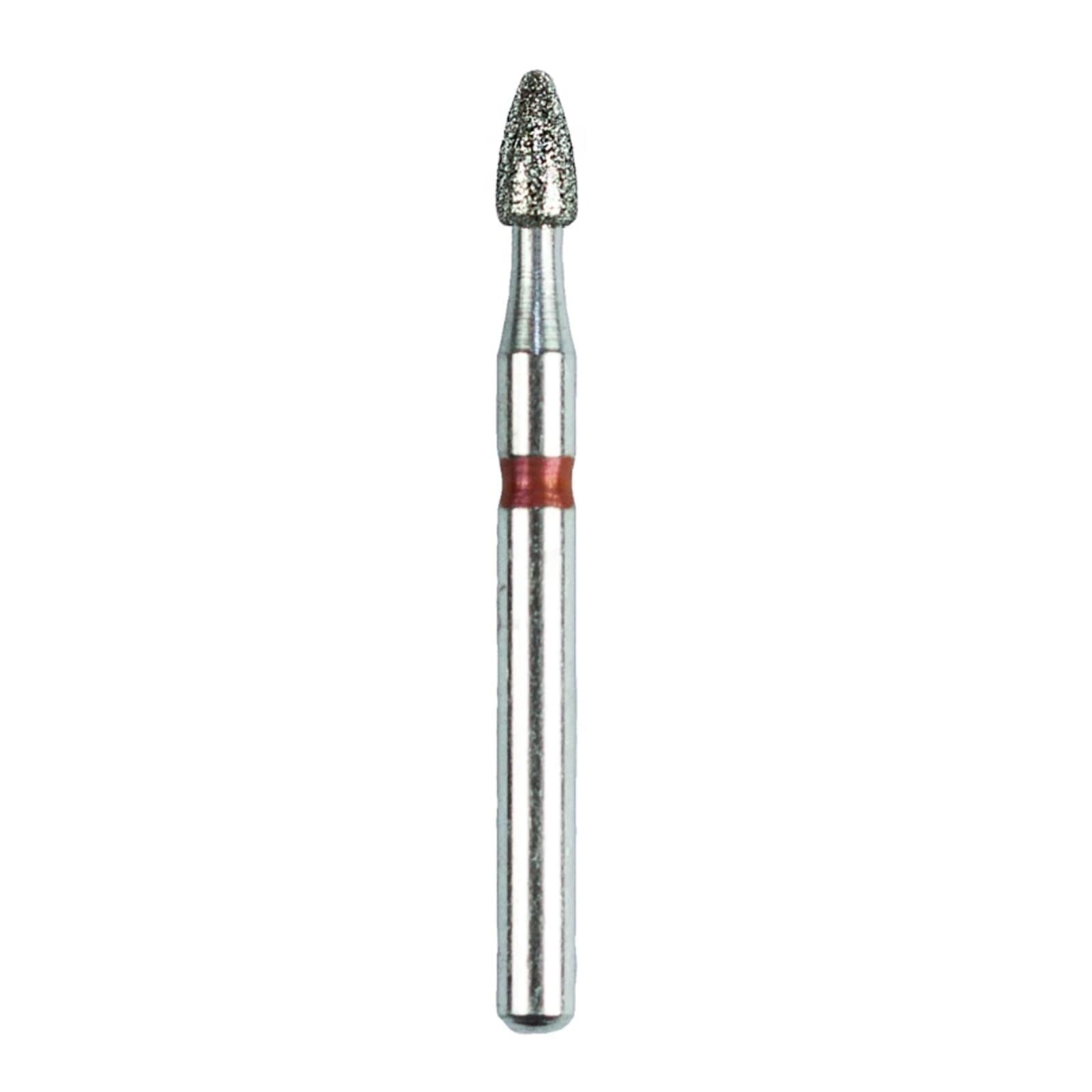 Kerr SimpliCut Single-Use Sterile Diamond Bur, Round Flat Flame, Fine Grit, Friction Grip, #F274-016-D, 25/Pack thumbnail 2