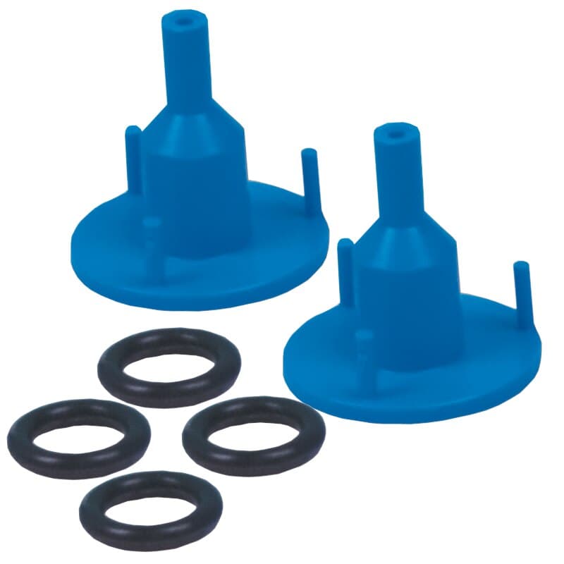 Jordco Pure Buff Mandrels and O-Rings, 2 Mandrels with 4 Retainer Rings thumbnail 2